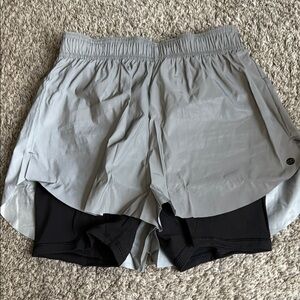 Women's Calia Run Collection 5" High Rise REFLECTIVE 2-In-1 Running Shorts